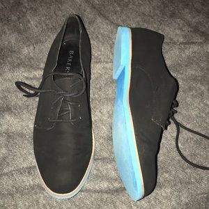 Black and Blue Oxfords